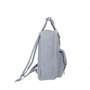 Mochila Nora celeste/gris