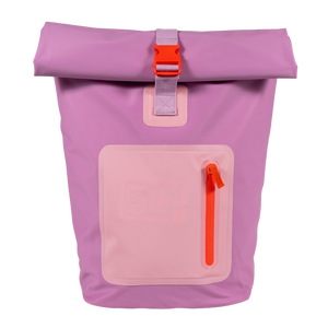 Combo 2 Mochilas Cooler Impermeable 15Lt Malva y Gris