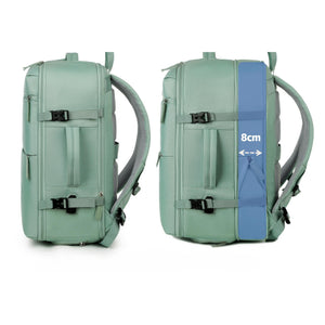 Mochila Viaje Expandible 34 Litros Mint Green