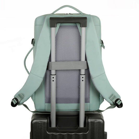 Combo 2 Mochilas de Viaje Viral Cabina XL 40L. 1 Black y 1 Mint Green