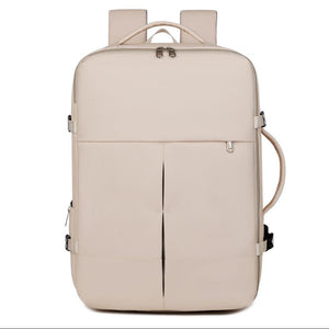 Mochila Viaje Viral 36L. Expandible - Resistente al agua. Premium Beige Navigator