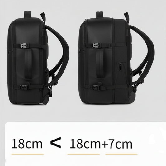 2 Mochilas de Viaje Viral 40L (1 Pink & 1 Black).(Cabina Avión).