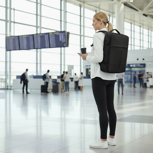 ✈️Combo 2 Mochilas de Viaje Viral 36L Black. Expandible y Resistente al agua