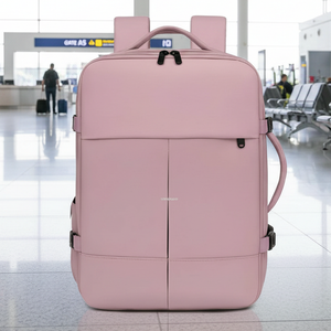 Mochila Viaje Viral XL. Grand Travel Ripstop Lila 36L. Antirrobo.