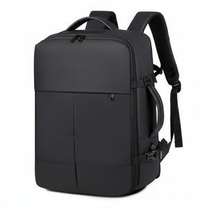 Combo Mochilas de Viaje Resistentes al Agua. 1 Sleve 30L + 1 Navigator 36L. Pack Travel Color Negro