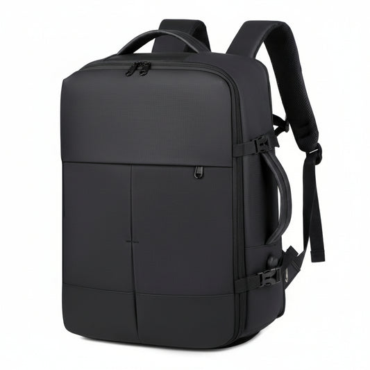 Combo Mochilas de Viaje Resistentes al Agua. 1 Sleve 30L + 1 Navigator 36L. Color Negro
