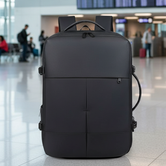 Mochila Viaje Viral Limited Edition 36L. Ribstop Black. Impermeable y Expandible.