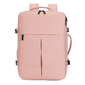 Combo Maleta (S) Rosado Oscuro y Mochila Viaje Viral Cabina 36L Pink. Pack Travel