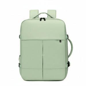 Combo 2 Mochilas de Viaje Viral. 1 Mochila Negra 30L y 1 Mochila 36L Ripstop Matcha-Green