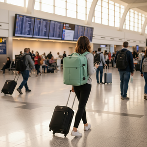 Mochila Viaje Viral Limited Edition 36L. Ribstop Matcha-Green. Impermeable y Expandible