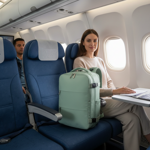 Mochila Viaje Viral XL. Grand Travel Ripstop Matcha Green 36L. Antirrobo. Navigator
