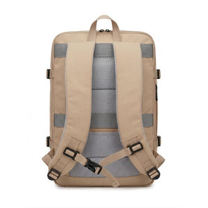 ✈️Combo 2 Mochilas Viaje Viral XL. Premium Travel 36L: 1 Negra y 1 Beige 💧Resistente al Agua Navigator.