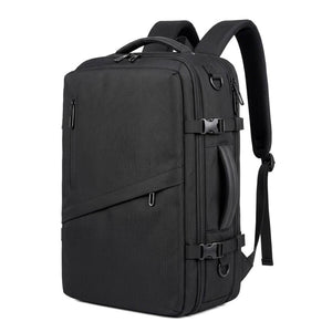 ✈️Combo 2 Mochilas Viaje Viral 💧Resistente al Agua XL. Premium Travel 36L Black. Navigator.