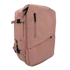 ✈️Combo 2 Mochilas Viaje Viral XL. Premium Travel 36L: 1 Negra + 1 Rosada XL 💧Resistente al Agua Navigator.