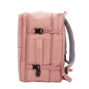 ✈️Combo 2 Mochilas Viaje Viral XL. Premium Travel 36L: 1 Negra + 1 Rosada XL 💧Resistente al Agua Navigator.