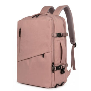 ✈️Combo 2 Mochilas Viaje Viral XL. Premium Travel 36L: 1 Negra + 1 Rosada XL 💧Resistente al Agua Navigator.