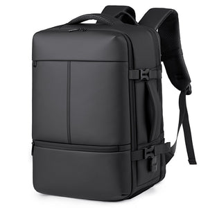 Combo Mochila T90 de Viaje Viral 38L Resistente al Agua + Mochila 26L Stanford Azul Saxoline