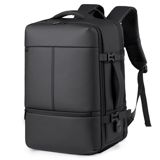 Combo Mochila T90 de Viaje 38L Resistente al Agua + Mochila 26L Carbon Grey Stanford Saxoline