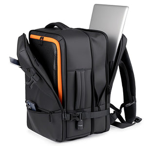 Combo Mochila T90 Viaje Viral 38L Resistente al Agua + Mochila 26L Stanford Burdeo Saxoline