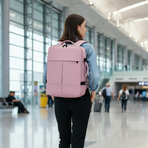 Combo 2 Mochilas Viaje Viral Cabina. Mochila 40L Black. Resistente al agua y Mochila Impermeable y Expandible 36 Litros. Ripstop Lila