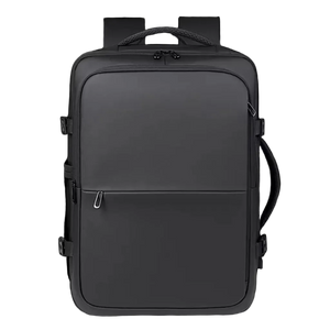 Mochila Viaje Viral 38L. Expandible - Resistente al agua. Black Navigator