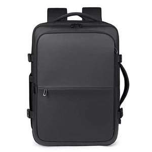 ✈️Combo 2 Mochilas Viaje Viral 38L. Expandibles, Resistentes al agua. Black Navigator
