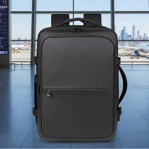 ✈️Combo Mochilas de Viaje Viral Expandibles, Resistentes al agua 38L. Space Grey y Black Navigator