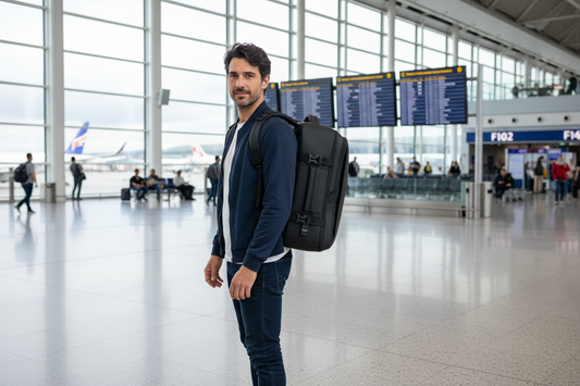 Combo 2 Mochilas de Viaje Viral. 1 Mochila Black 30L y 1 Mochila Black XL 36L Ripstop