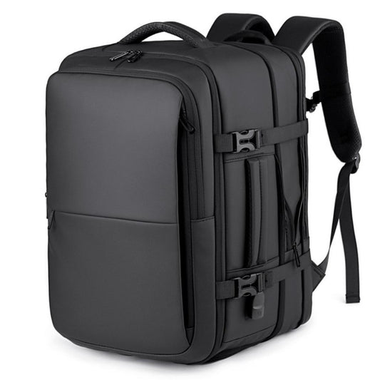 ✈️Combo 2 Mochilas Viaje Viral 38L. Expandibles, Resistentes al agua. Black Navigator