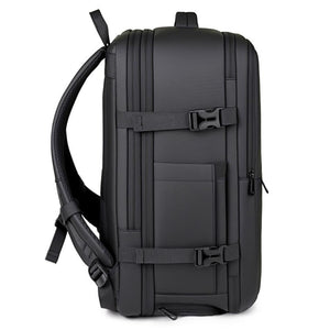 ✈️Combo 2 Mochilas Viaje Viral 38L. Expandibles, Resistentes al agua. Black Navigator