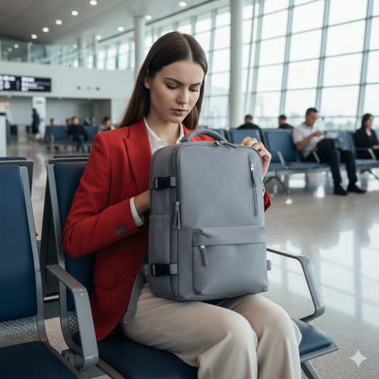 Mochila Viaje Viral (Cabina Avión) 31L Gris