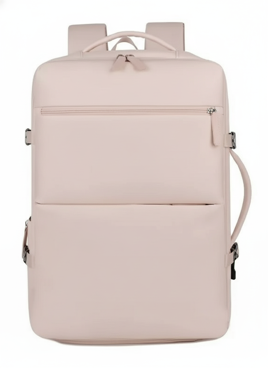 Combo Maleta (S) y Mochila Viaje Viral Cabina 40L Misty Pink