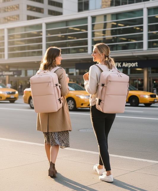 2 Mochilas de Viaje Viral Pink.(Cabina Avión) 40L.