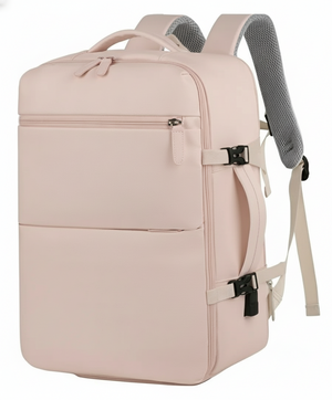 Combo Maleta (S) y Mochila Viaje Viral Cabina 40L Misty Pink
