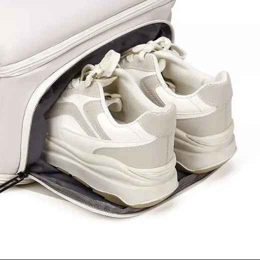 2 Mochilas de Viaje Viral (1 Beige 31L & 1 Grey 40L ).(Cabina Avión)