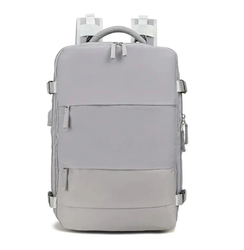 Mochila Viaje Viral (Cabina Avión) 40L Premium Grey.