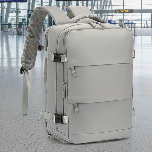 Mochila Viaje Viral (Cabina Avión) 40L Premium Grey.