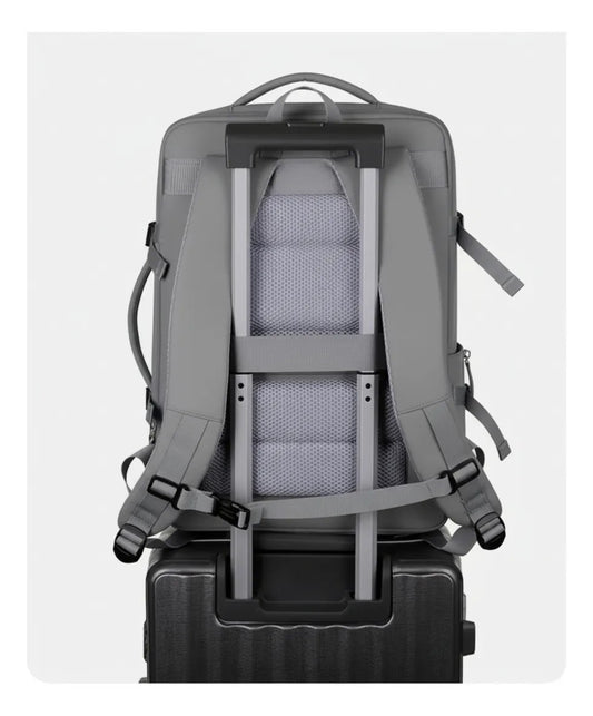 2 Mochilas de Viaje Viral (1 Beige 31L & 1 Grey 40L ).(Cabina Avión)