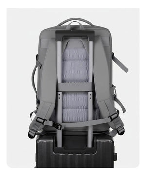 Combo Maleta (S) y Mochila Viaje Viral Cabina 36L Premium Grey.