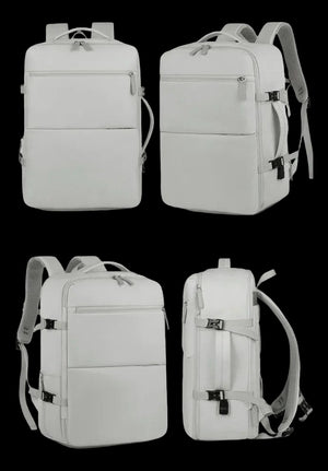 2 Mochilas de Viaje Viral (1 Beige 31L & 1 Grey 40L ).(Cabina Avión)