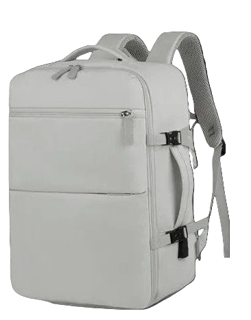 Combo: Mochila de Viaje 30L + Mochila Viaje Viral (Cabina Avión) 31L Premium Grey.