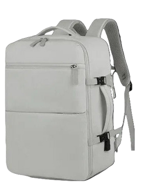 Combo: Mochila de Viaje 30L + Mochila Viaje Viral (Cabina Avión) 31L Premium Grey.