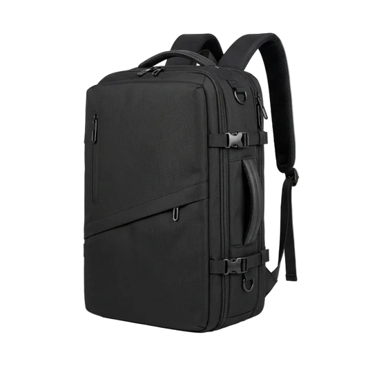 Combo 1 Mochila viaje viral 36L Negra + 1 Powerbank Energizer 5.000 mAh