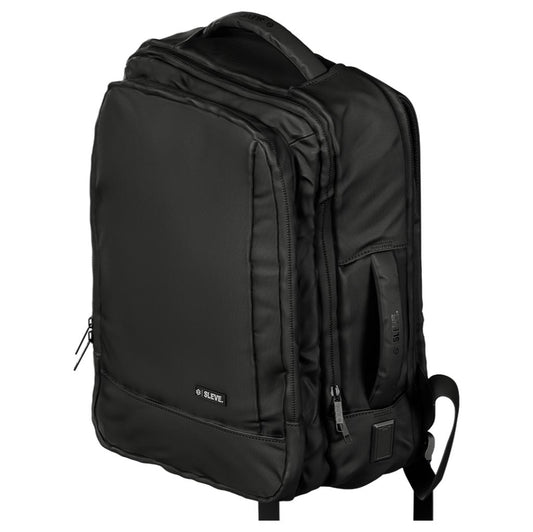 Combo Mochilas de Viaje Resistentes al Agua. 1 Sleve 30L + 1 Navigator 36L. Color Negro