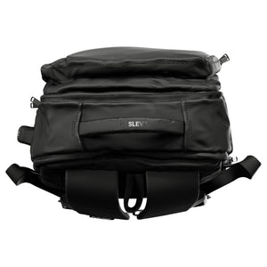 Combo Maleta M 24" Premium Negra Marksman Ultra Resistente + Mochila Viaje Viral Resistente agua 30L Negro Sleve Expandible