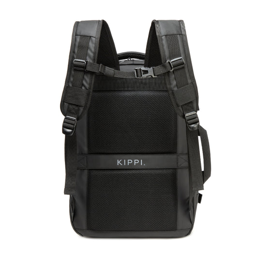 Combo 2 Mochilas de Viaje Cabina. Resistente al Agua. 45 L Kippi Negro