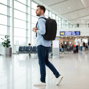 Mochila de Viaje Cabina Saxoline Xtrem Upway Negra 17"