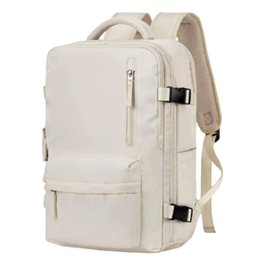 Combo 2 Mochila de Viaje Viral: 1 Mochila Beige 31L y 1 Mochila Negra 30L. Resistente al Agua