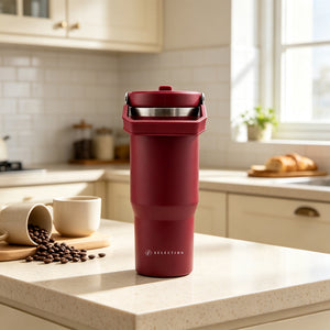 Mug Acero Inoxidable 900ml Granate