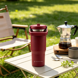 Mug Acero Inoxidable 900ml Granate
